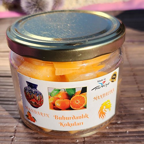 Mandarin Flavored Incense Wax Melts and Crumble - Spirit Candle Energy - Image 3