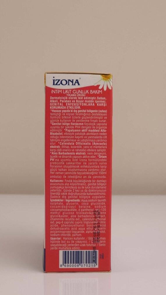 IZONA INTIMATE WASH DAILY CARE – Free PROTECTION FOR GENITAL INFECTIONS - Red Box - Image 2