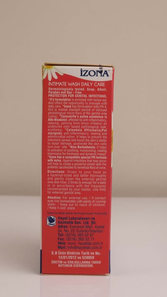 IZONA INTIMATE WASH DAILY CARE – Free PROTECTION FOR GENITAL INFECTIONS - Red Box - Image 3