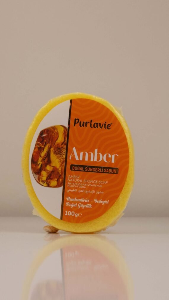 PURLAVIE AMBER NATURAL SPONGE SOAP