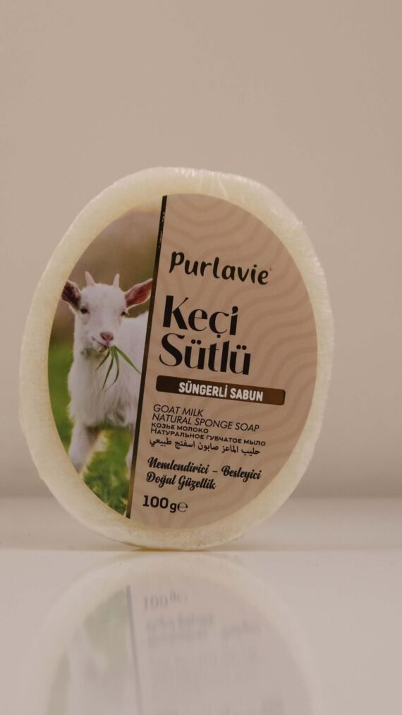 PURLAVIE GOAT MILK SPONGE SOAP