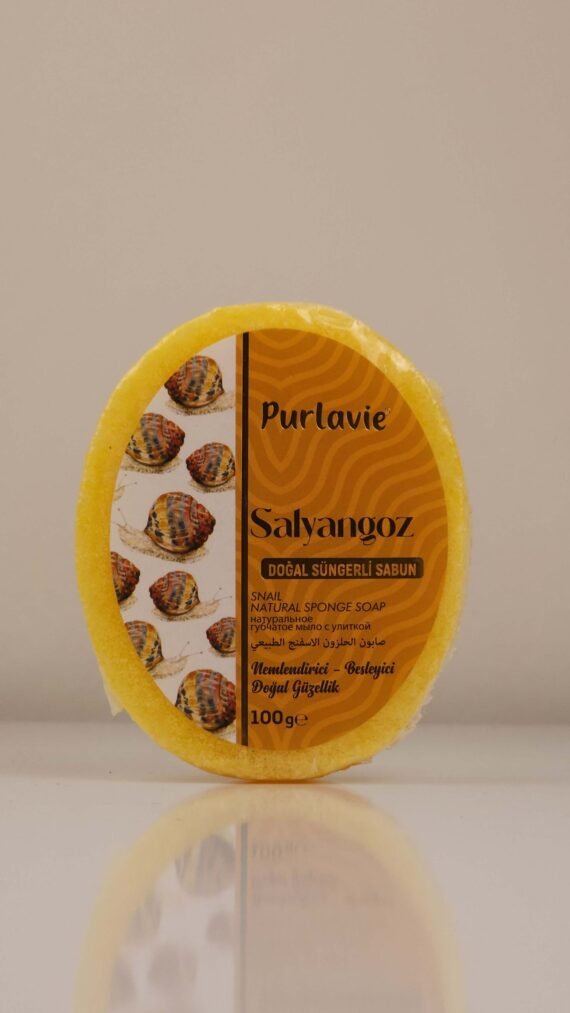PURLAVIE SNAIL NATURAL SPONGE SOAP