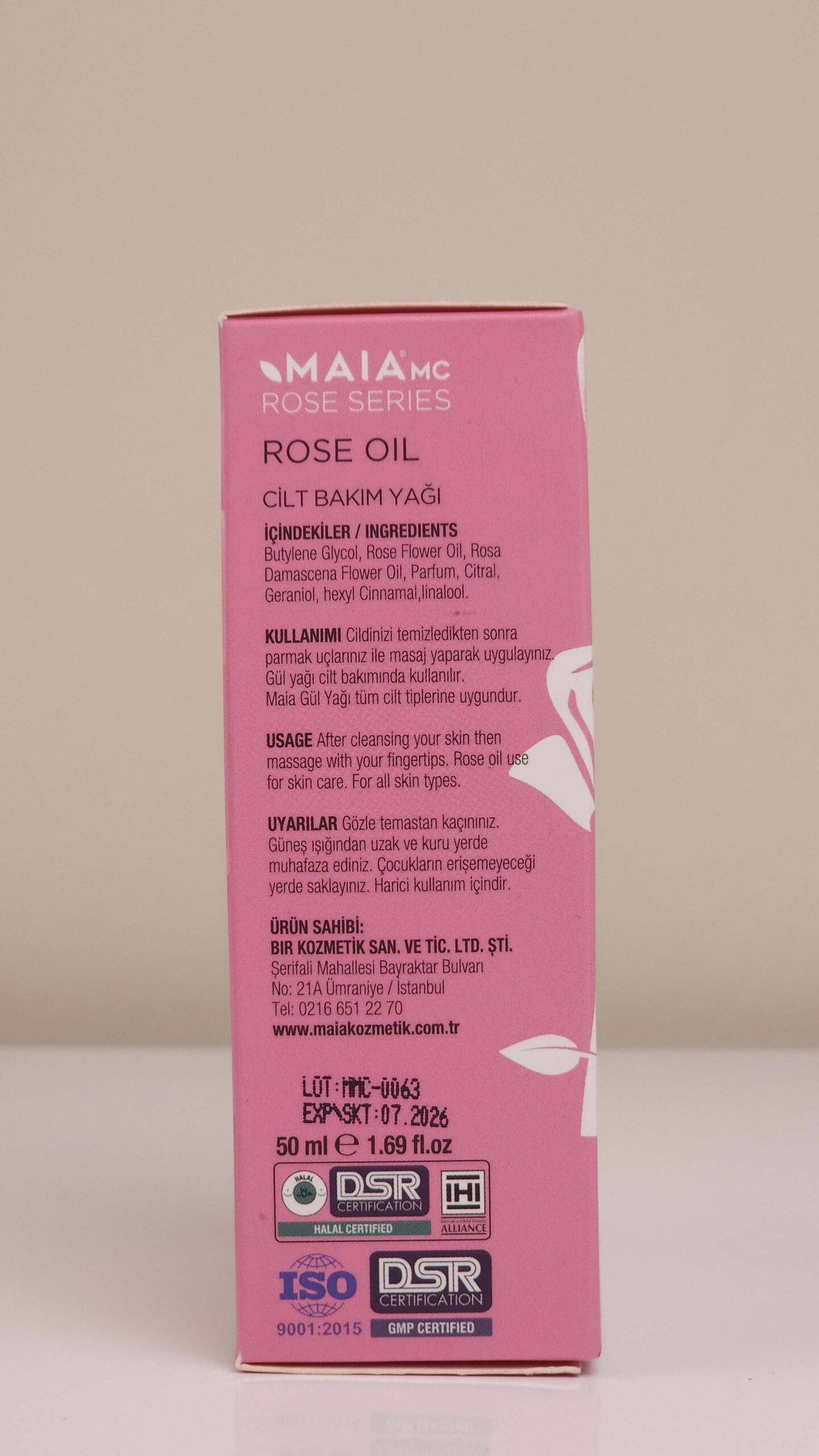 MAIA MC ROSE OIL – Organic Dried Fruits, Nuts, Incence, Herb, Spice