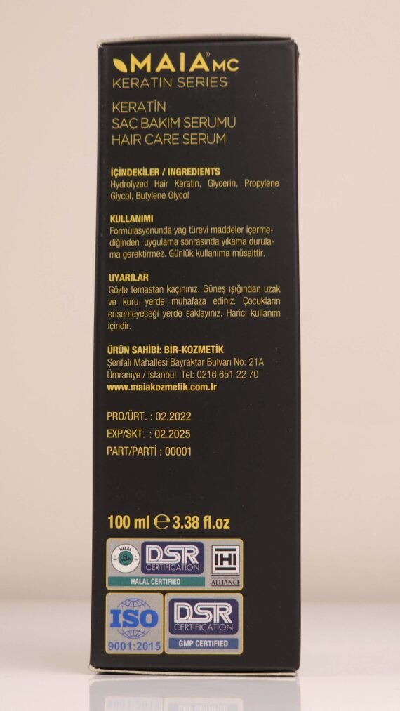 MAIAMC HYDROLYZED KERATIN HAIR CARE SERUM - Image 2