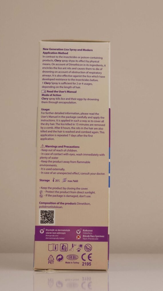 CLERY BIT & NIT SPRAY - New Generation Lice Spray - Image 2
