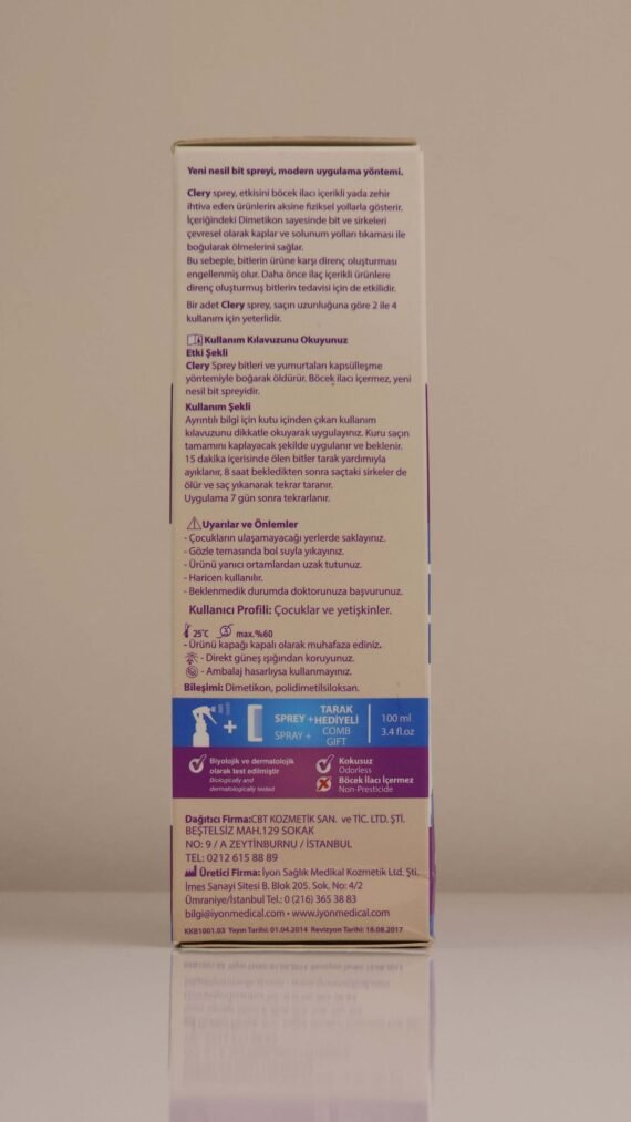 CLERY BIT & NIT SPRAY - New Generation Lice Spray - Image 3