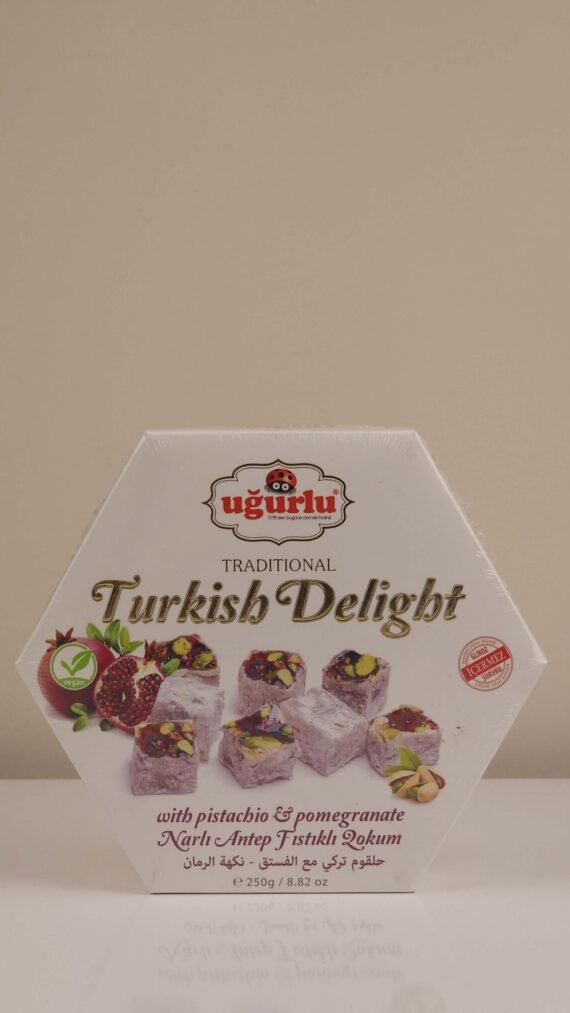 AUSPICIOUS Turkish DELIGHT WITH PISTACHIO POMEGRANATE