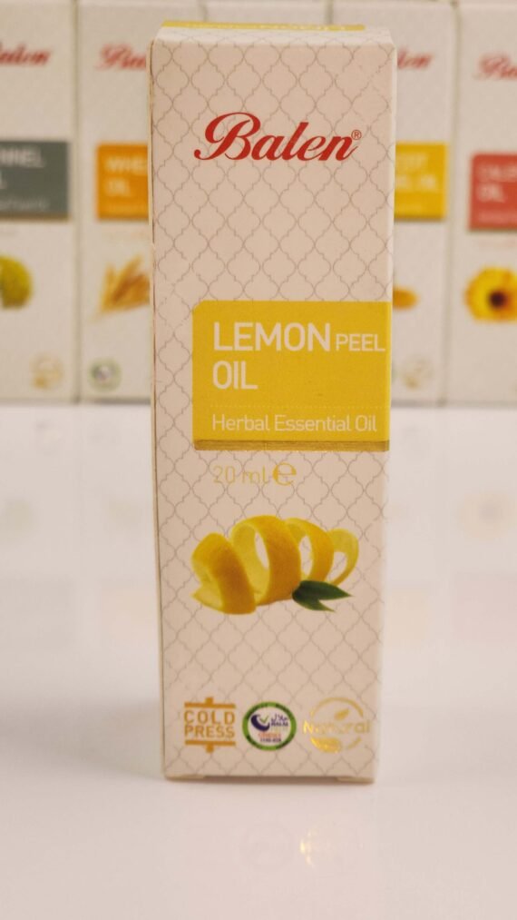 BALEN LEMON PEEL OIL Citrus Bliss Uplifting Symphony Refreshment Revitalizing Aroma Essence of Freshness Zesty Charm