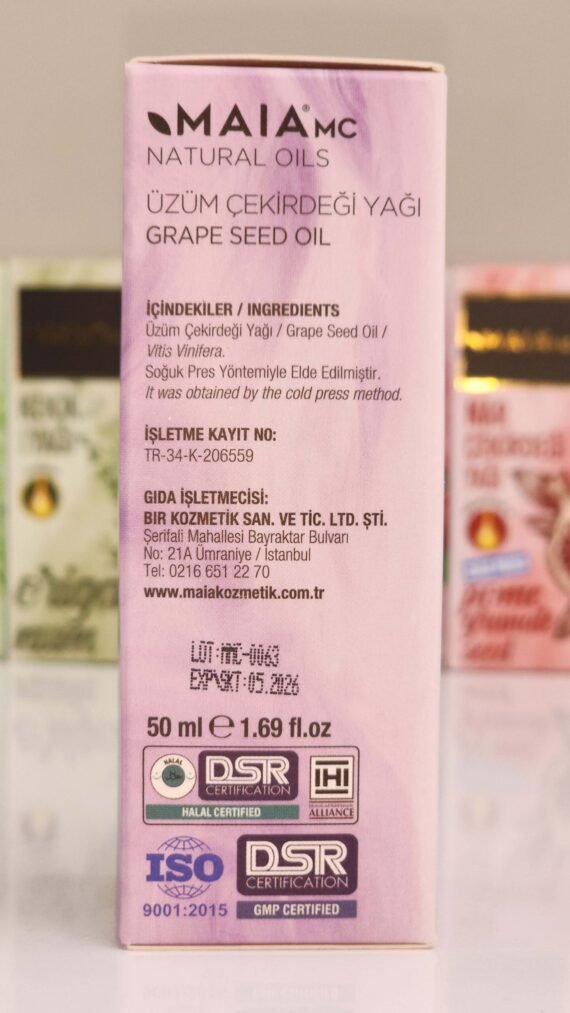 MAIAMC GRAPE SEED OIL Aromatherapeutic Massage Stress Reduction Mood Upliftment - Image 3