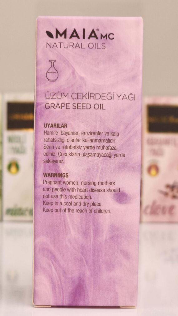 MAIAMC GRAPE SEED OIL Aromatherapeutic Massage Stress Reduction Mood Upliftment - Image 2