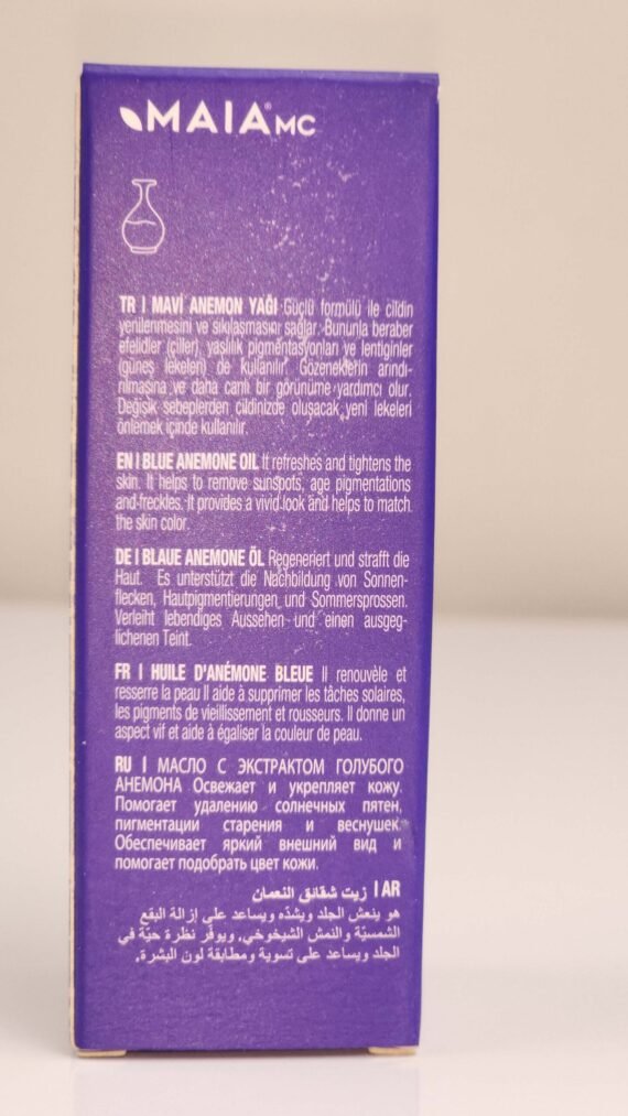 MAIAMC BLUE ANEMONE OIL removing skin blemishes and protecting your skin - Image 2