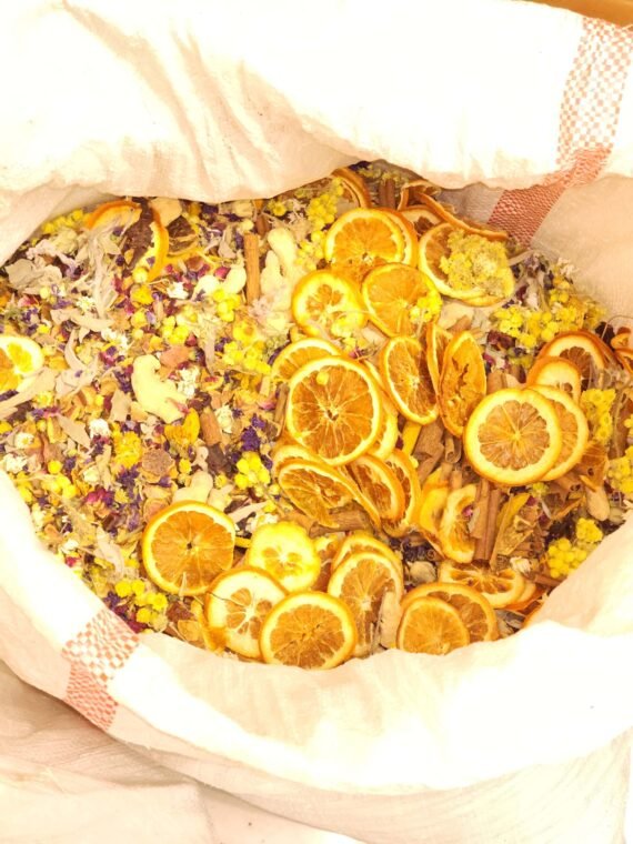 Winter Tea Lemon Flowers