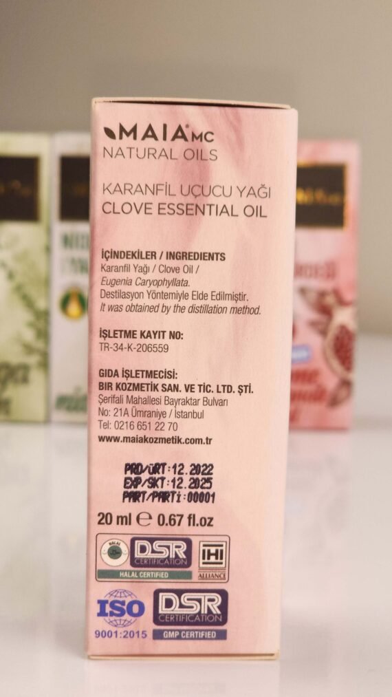 MAIAMC CLOVE OIL ESSENTIAL Antimicrobial Properties Dental Health Digestive Aid Respiratory Support Stress Relief - Image 3