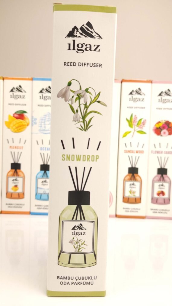ILGAZ SNOWDROP ROOM PERFUME WITH BAMBOO STICK
