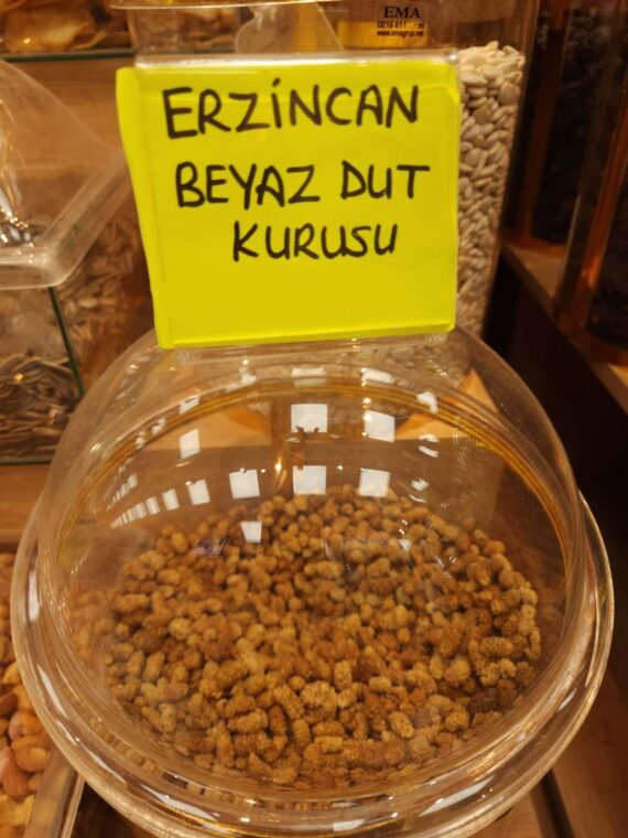 Organic Natural Erzincan Dried White Mulberry