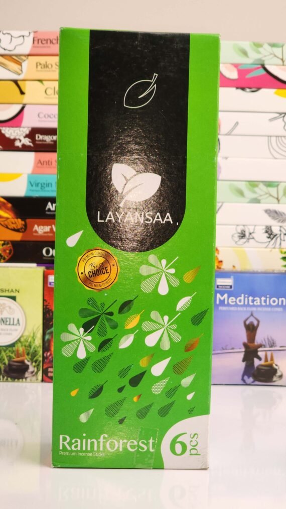 LAYANSAA RAINFOREST incense 6 pieces in a box