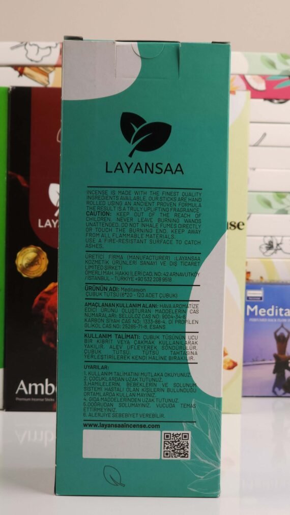 LAYANSAA MEDITATION incense 6 pcs - Image 2