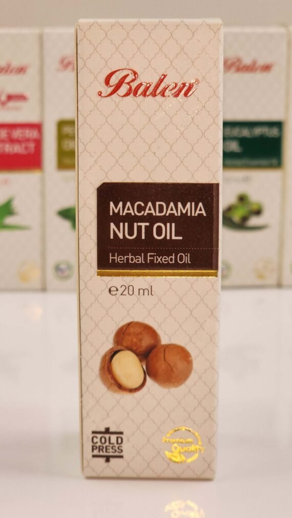 BALEN MACADAMIA NUT OIL Omega-3 Fatty Acids Anti-Aging Effects Massage Therapy