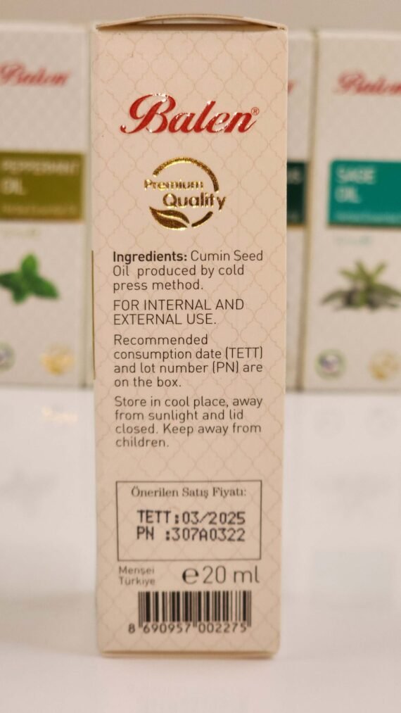BALEN CUMIN SEED OIL Digestive Support Mental Well-being Immune Support - Image 2
