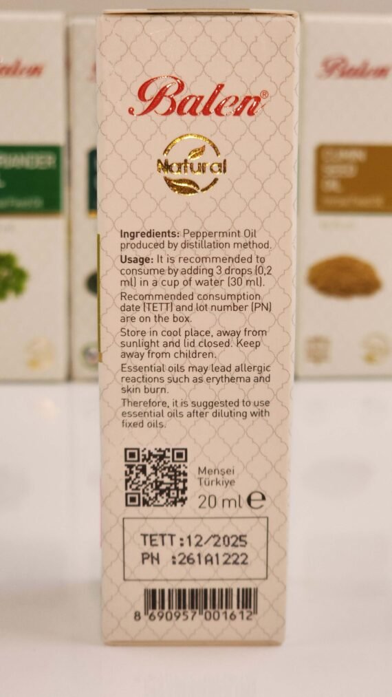BALEN PEPPERMINT OIL Sinus Relief Energizing revitalizing sense of rejuvenation and well-being - Image 2