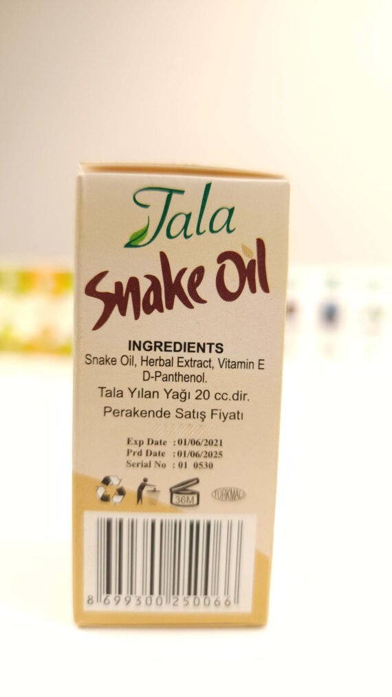 TALA SNAKE OIL Aid In Skin Care omega-3 fatty acids potentially preventing premature hair loss - Image 2